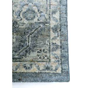 Alfombras de Lana Anudadas a Mano Erbe Blue con Diseño de Medallón Rectangular para Sala de Estar y Dormitorio - PKWL-4001 de Jaipur ZA para Adolescentes - Product Image 4