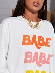 เสื้อฮู้ดสวมหัวพิมพ์ลายออกแบบได้ตามต้องการสำหรับผู้หญิงผ้าฝ้ายโพลีเอสเตอร์ระบายอากาศได้แขนยาวยาวสไตล์ฟิตเนส - Product Image 4