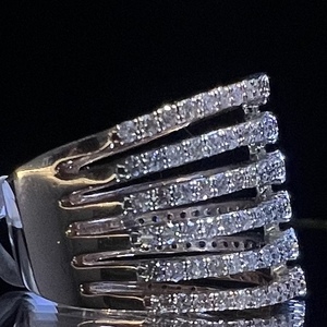 แหวนเพชรทองคำแท้14K 18K เครื่องประดับเพชรธรรมชาติแท้ - Product Image 5