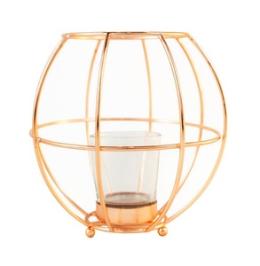 Bougie votive en verre et en fer faite à la main, design avantageux, forme ronde, bougie votive à bon prix en Inde - Product Image 6