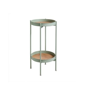 Luxury Side Table Gold Metal Round Shape Luxury Natural Marble Stone Set of 2tside Table <b>Corner</b> Table at Wholesale Price - Product Image 5