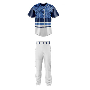 OEM personalizado hombres béisbol Softball desgaste transpirable Jersey sublimación impresión Digital cosido ropa uniforme espacios en blanco completo - Product Image 3