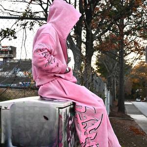 ชุดวอร์มลำลองผู้ชายแบบมีฮู้ด ลายตัวอักษร ผ้าฝ้าย 100% แห้งเร็ว ระบายอากาศได้ดี เหมาะสำหรับเล่นกีฬาฤดูหนาว - Product Image 4