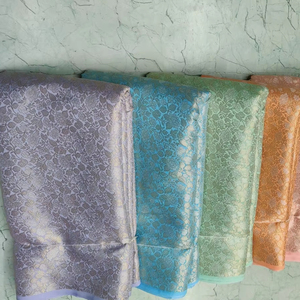 Tela brocada Jacquard de lujo Premium bordada no tejida para sastrería Kurta Lehenga sofá cojines textiles decorativos niñas - Product Image 5