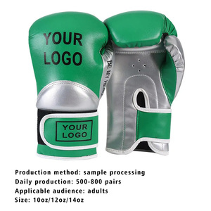 Gants de boxe et de karaté en cuir PU de haute qualité Mess Sports RF-163 - Personnalisables, unisexes, pour l'entraînement aux arts martiaux et au kickboxing - Product Image 3