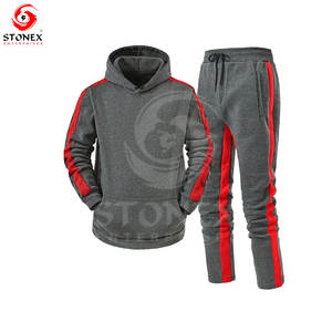 Ropa deportiva de calidad superior Gym Fitness Tech Fleece Training Chándales Hombres Conjunto de dos piezas Chándal Jogging Suit para hombres - Product Image 5
