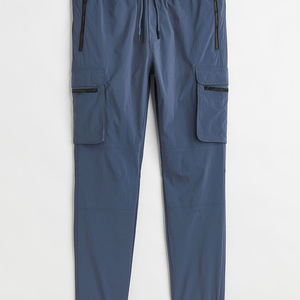 Ropa deportiva personalizada de alta calidad para hombre, pantalones de chándal negros con estampado de algodón liso para gimnasio y fitness - Product Image 6