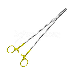 TC Masson porte-aiguille dentelé bouledogue mâchoire carbure de tungstène acier inoxydable outil médical chirurgical - Product Image 3