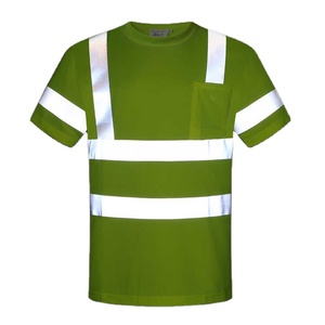 Camiseta Polo de Seguridad de Alta Visibilidad, Transpirable, de Algodón, con Tiras Reflectantes para Trabajos de Construcción, Ropa Personalizada Resistente al Agua - Product Image 5