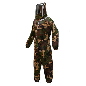 Durable Beekeeping <b>Suit</b> With Veil Offering <b>Full</b> <b>Body</b> Protection Breathable Fabric And Comfortable Fit For Safe Bee Handling - Product Image 1