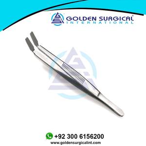 Pinzas Quirúrgicas Kuhne, Pinzas de Cobertura, Pinzas Médicas Especiales de 105 mm, Pinzas con Punta de Gancho y Punta Plana - Product Image 6