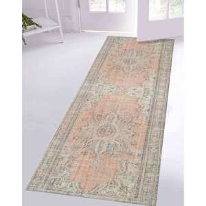 Medallion Pattern <b>Rug</b>, Printed <b>Rug</b> for Home Decor, Soft Tones,<b>Chenille</b> <b>Rug</b> - Product Image 4