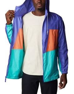 Veste coupe-vent à capuche pour homme, veste de sport de plein air, veste de course à pied, logo personnalisé, 100% polyester nylon, imperméable, fermeture éclair - Product Image 4