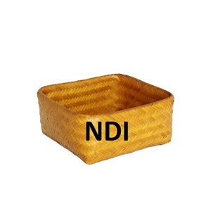 Cesta de fruta de diseño de madera de bambú de Venta caliente para uso diario Cesta redondeada de almacenamiento de frutas decorativas - Product Image 1