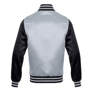 Chaqueta de béisbol universitaria para hombre, logotipo bordado de marca personalizada, chaquetas universitarias para hombre, chaqueta de béisbol universitaria para hombre - Product Image 4