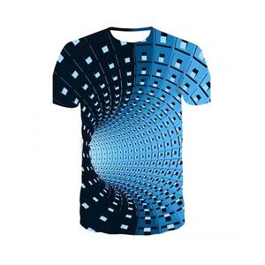 Ropa de calle en blanco Diseño 3D Logotipo propio Verano Manga corta Logotipo propio Camiseta de fútbol con sublimación Camiseta Hombres - Product Image 2