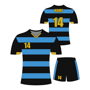 Maillot de football personnalisé kit de vêtements de sport équipe de club de football kits de football confortables kits d'uniformes de football de sublimation d'origine pour l'équipe - Product Image 1