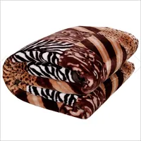 Couverture en polaire imprimée, super douce, agréable pour la peau, double couche, 100% polyester, écologique, pour l'hiver