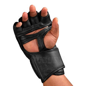 Guantes de MMA de Cuero para Práctica y Sesiones de Boxeo con Sensación Ligera, Soporte para Muñeca y Cierre Antideslizante con Velcro - Product Image 4