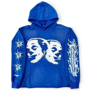 Pull à capuche surdimensionné en molleton d'hiver 100% coton de haute qualité unisexe Style délavé au soleil Tendance Logo personnalisé Impression DTG - Product Image 6