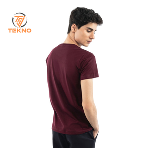 Venta al por mayor 100% algodón hombres camisetas diseño personalizado Logo Streetwear moda bambú Jersey cuello redondo manga corta antiarrugas - Product Image 5