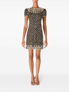 Robe courte pour la soirée décontractée de la fête et robe de travail décontractée col rond manches courtes pour la fête - Product Image 4