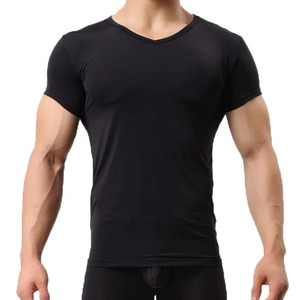 Sous-vêtement anti-transpiration pour homme T-shirt à col rond coupe ajustée avec coussinets anti-transpiration sous les chemises respirantes - Product Image 2