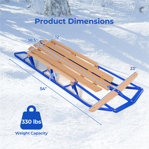 Trineo de Nieve Plegable, Impermeable, Ecológico, de Tela Oxford 600D, con Correa de Remolque - Product Image 4