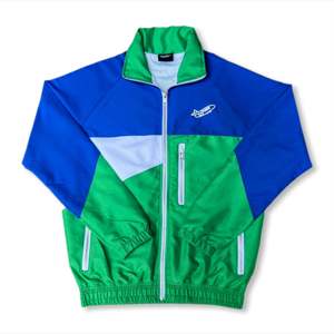 Survêtement Colourblock Full-Zip Track Jacket & Pants 100% Polyester Athletic Set Sporty Fit avec poches zippées et logo 3D - Product Image 2