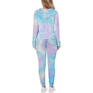 ชุดวอร์มขาบานสำหรับผู้ชายและผู้หญิงชุดฮู้ดล้างกรดมีซิปออกแบบได้ตามต้องการ - Product Image 2