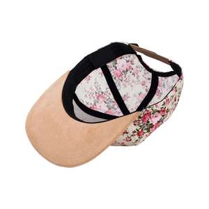 Casquette de baseball imperméable à 5 panneaux avec trou découpé au laser Chapeau de corde de papa en polyester Goris de golf perforé - Product Image 5