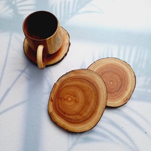 Posavasos de madera de Acacia Natural para el hogar, Mantel Individual personalizado, decoración de alta calidad, hecho a mano - Product Image 4