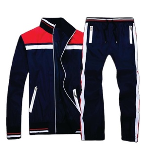 Custom Men's Hooded Training Jogging Tracksuit Sets High Quality 100% Cotton Winter Sportswear Breathable Reflective Logo Solid - Product Image 1