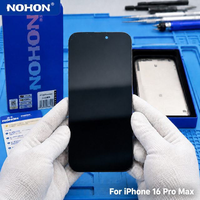 Original Quality for iPhone 16 Pro Max Soft OLED Display Touch Screen Digitizer Assembly Flexible OLED Replacement Screen