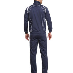 Chándal de cremallera cómodo de alta calidad para hombre, elegante para correr, entrenamiento y uso diario, patrón sólido para invierno - Product Image 4