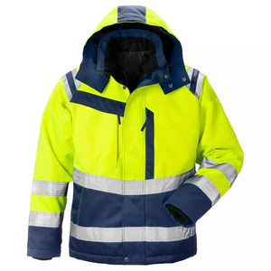 เสื้อกั๊กนิรภัย ANSI Class 2 สำหรับผู้ชาย แบบกำหนดเองได้ พร้อมแถบสะท้อนแสง Hi-Vis กันน้ำ มีไฟ LED สำหรับงานฤดูหนาว ปี 2025 - Product Image 3