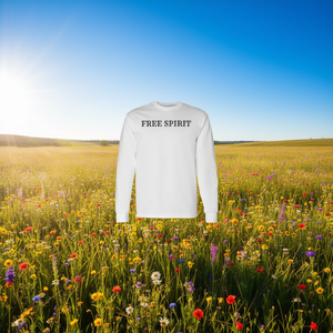 Camiseta de Manga Larga Free Spirit Good Vibes for Freedom - Ropa Promocional - Product Image 3