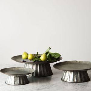 Soporte de pastel de metal con pedestal fuerte para panaderías, restaurantes, servicios de catering o fines de exhibición de postres de cocina casera - Product Image 5