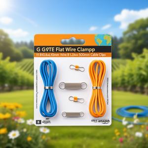 Abrazaderas de Cable Tipo G Planas 11 B10.6xL10mm para Cable B 1.25mm, Paquete de 5000 - Product Image 3