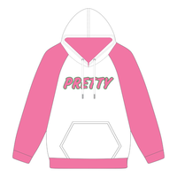 Sweat-shirt polaire blanc à manches raglan pour femme, avec badge frontal, idéal pour les sororités grecques et les confréries universitaires, collection hiver