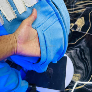 Sudaderas Unisex para Hombre, Estilo Urbano de Invierno, 100% Algodón, Forro Polar, Logotipo Bordado Personalizado, Venta al por Mayor, Sudaderas con Cuentas de Perlas para Hombre - Product Image 5