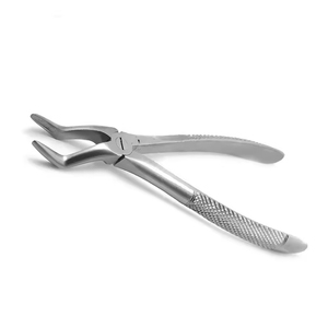 Jeu de pinces dentaires allemandes en acier inoxydable Pinces d'extraction réutilisables en métal Fig 95 Chirurgie buccale Équipements dentaires approuvés CE - Product Image 1