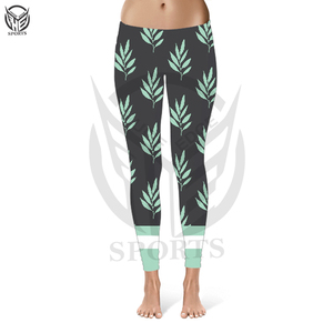 กางเกงเลกกิ้งโยคะเอวสูงเนื้อผ้านุ่มลื่นพิมพ์โลโก้ตามสั่ง สำหรับออกกำลังกาย วิ่ง และเล่นกีฬาสำหรับผู้หญิง - Product Image 5