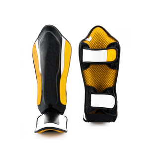 Vente en gros Protège-tibias MMA Jambes Protège-cou-de-pied Taekwondo Coussinets en mousse Coussinets de protection en cuir - Product Image 1