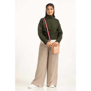 Relax Fit Women's <b>Turtleneck</b> Casual Winter <b>Sweater</b> with Full Sleeves and Anti-Pilling Feature WM-SWT-WS25-031A - Product Image 5