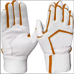 Gants de baseball et de softball anti-abrasifs de conception privée Gants de frappeur en cuir durables avec absorption des chocs pour une utilisation en extérieur - Product Image 5