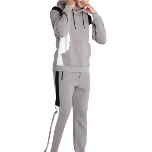 Chándales de Forro Polar Lisos Hechos a Medida para Hombre, Chándal Ajustado para Hombre, Ropa Deportiva con Paneles, Chándal Personalizado para Adultos, Nuevo Diseño 2026 - Product Image 2