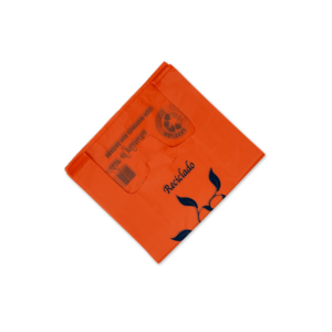 เสื้อยืดพลาสติกพิมพ์ลาย HDPE สำหรับใช้ในซูเปอร์มาร์เก็ตแบบม้วนถุงช้อปปิ้งเป็นมิตรกับสิ่งแวดล้อม - Product Image 3