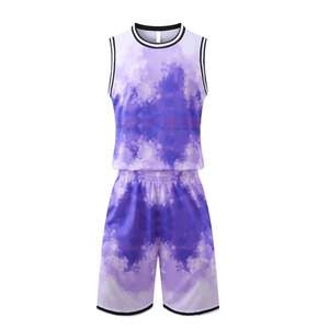 Hot Sale 100% Polyester Breathable High Quality Sublimation Basketball Uniform Team Wear OEM Service Latest Design - Product Image 2