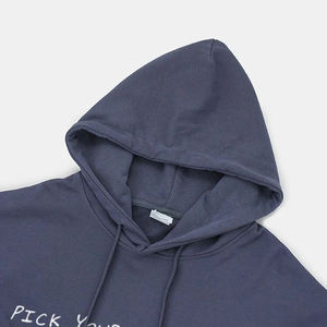 High Quality 500 GSM Cotton <b>Thick</b> Blank Plain Heavyweight Oversized <b>Hoodies</b> No String Unisex Custom Logo Plus Size <b>Men's</b> <b>Hoodies</b> - Product Image 6